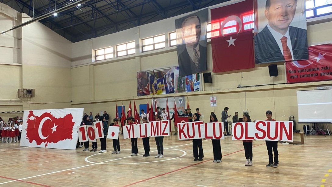 29 EKİM CUMHURİYET BAYRAMI İLÇEMİZDE COŞKUYLA KUTLANDI